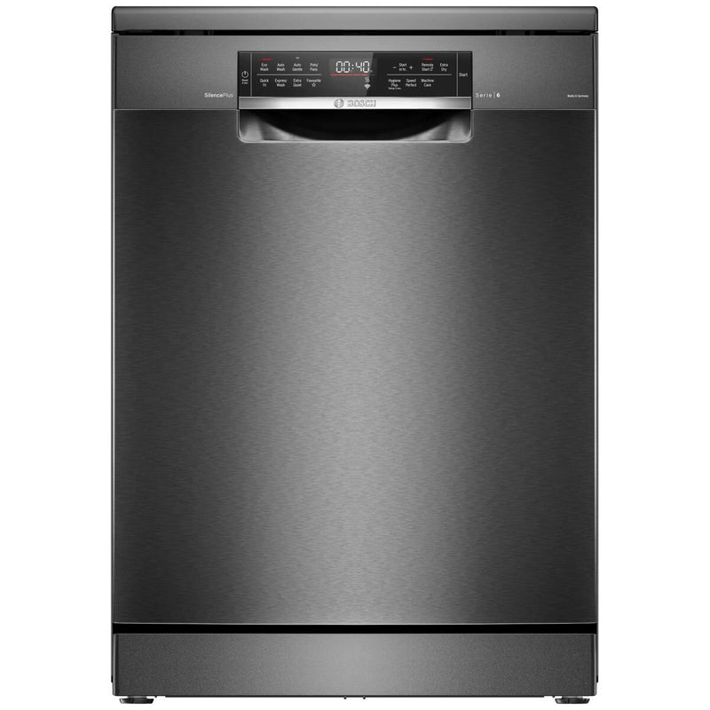 Bosch 60CM Series 6 Freestanding Black Inox Dishwasher SMS6HCB01A