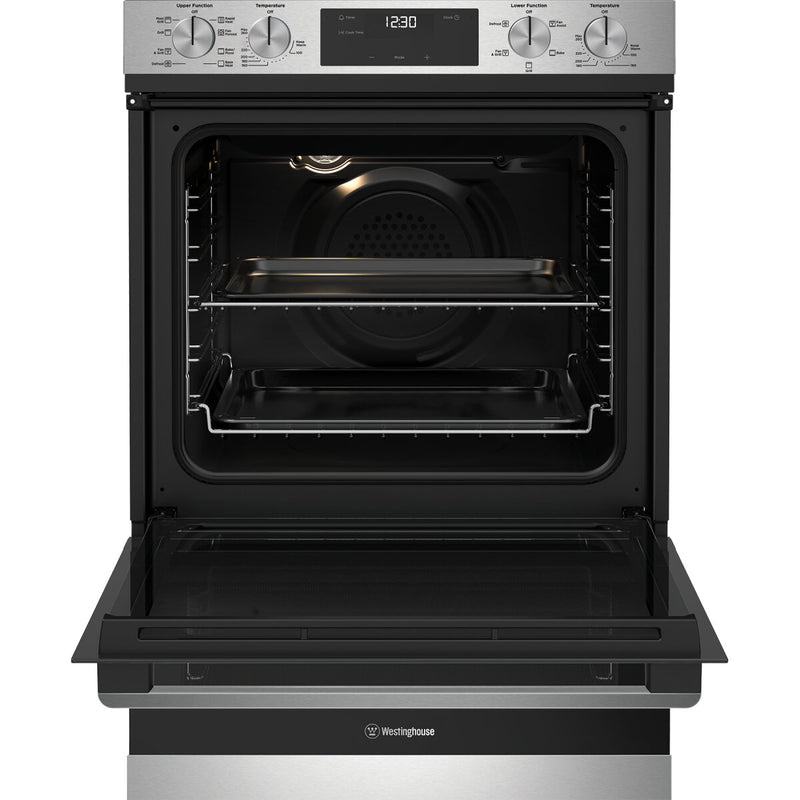 Westinghouse 60cm Multi-Function Double Oven Stainless Steel WVE6525SD