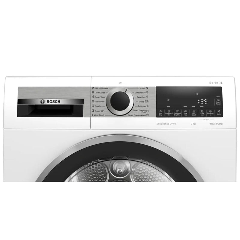 Bosch Series 8 9kg Heat Pump Tumble Dryer WQG24201AU