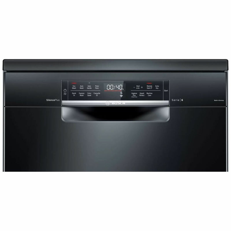 Bosch 60CM Series 6 Freestanding Black Inox Dishwasher SMS6HCB01A