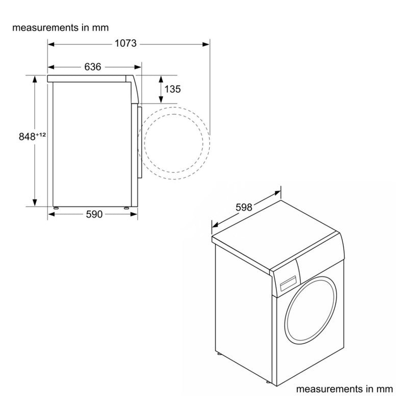 Bosch Series 6 10kg Front Load Washing Machine WGA254U0AU