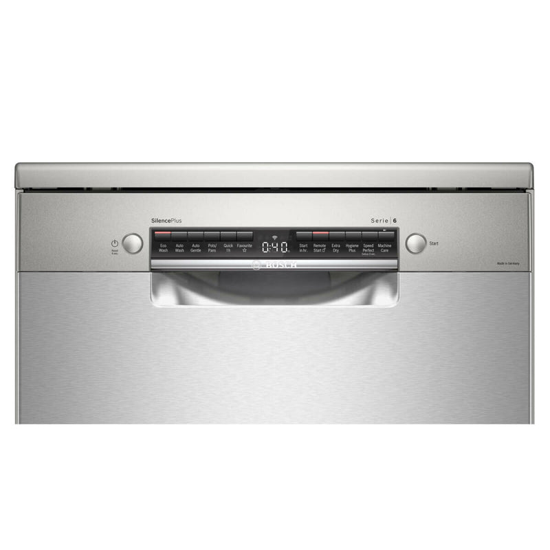 Bosch 60cm Series 6 Freestanding Stainless Steel Dishwasher SMS6HCI02A