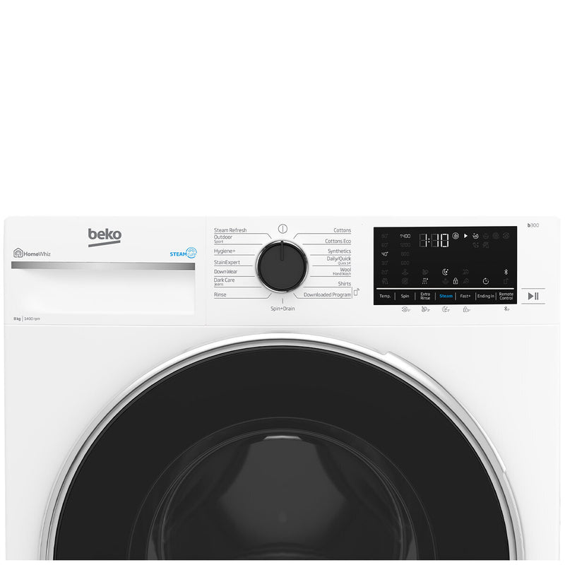 Beko 8kg Front Load Washing Machine with Steam BFLB8020W