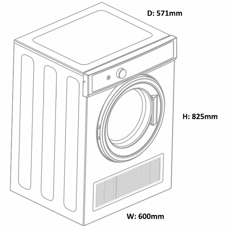 Fisher & Paykel Series 3 6kg Vented Dryer DE6060M2