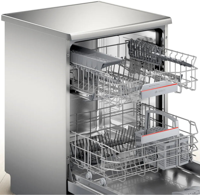 Bosch 60cm Series 6 Freestanding Stainless Steel Dishwasher SMS6HAI02A