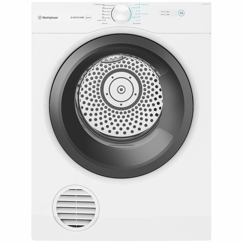 Westinghouse 6.5kg Vented Clothes Dryer WDV656N3WB