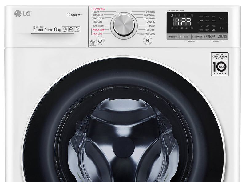 LG Series 5 8kg Front Load Washing Machine WV5-1408W