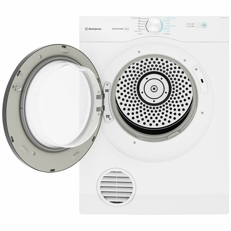 Westinghouse 6.5kg Vented Clothes Dryer WDV656N3WB