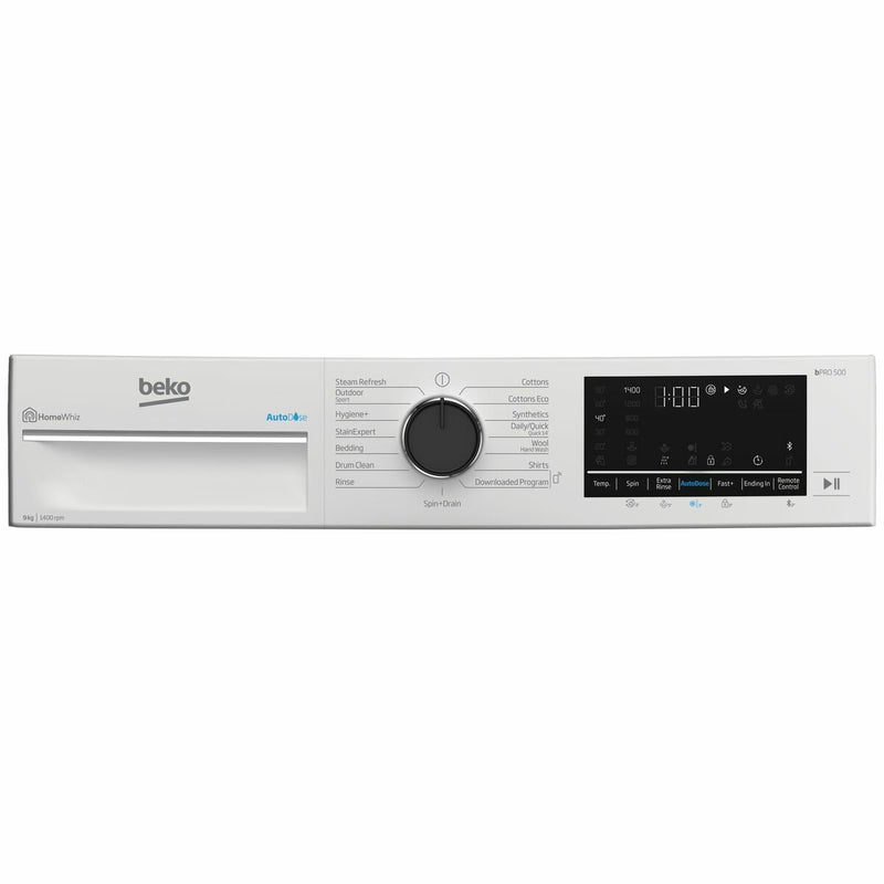 Beko 9kg Front Load Washing Machine with Autodose and Steam BFLB902ADW