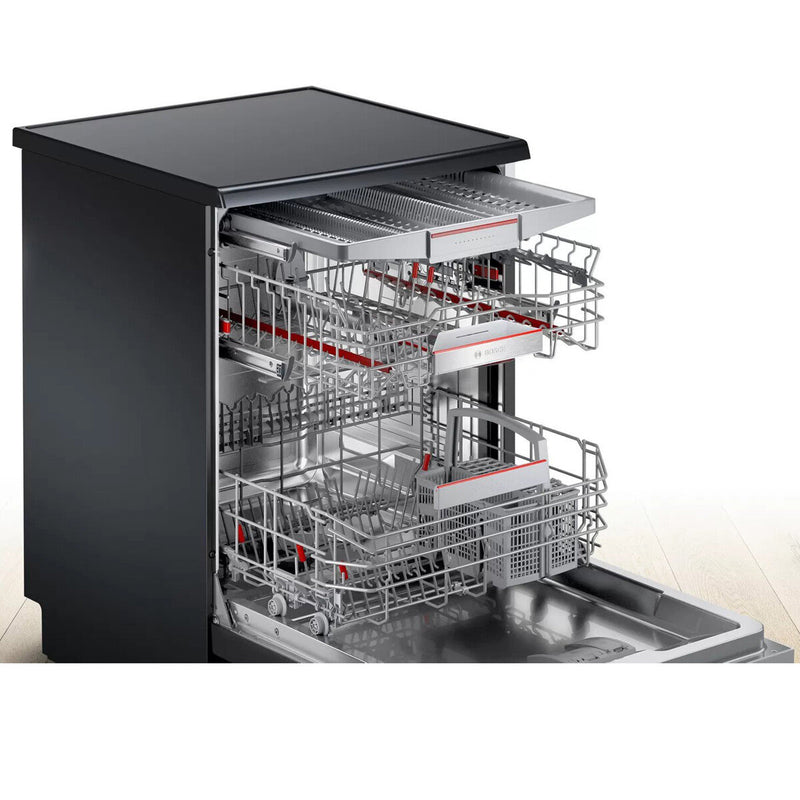 Bosch 60CM Series 6 Freestanding Black Inox Dishwasher SMS6HCB01A