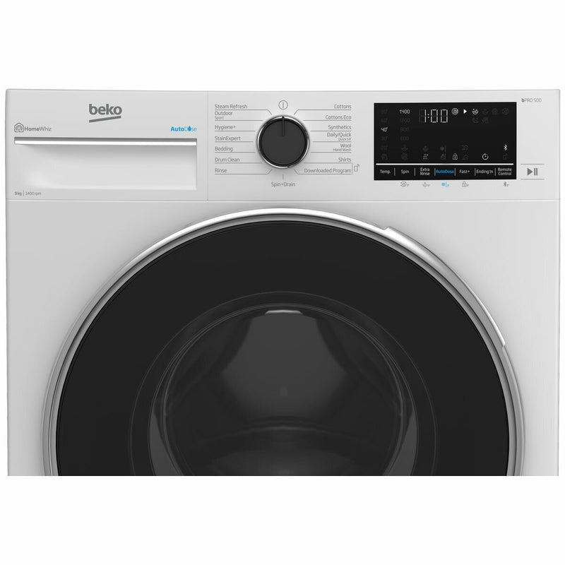 Beko 9kg Front Load Washing Machine with Autodose and Steam BFLB902ADW