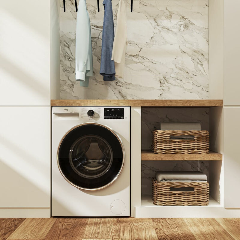 Beko 9kg Front Load Washing Machine with Autodose and Steam BFLB902ADW
