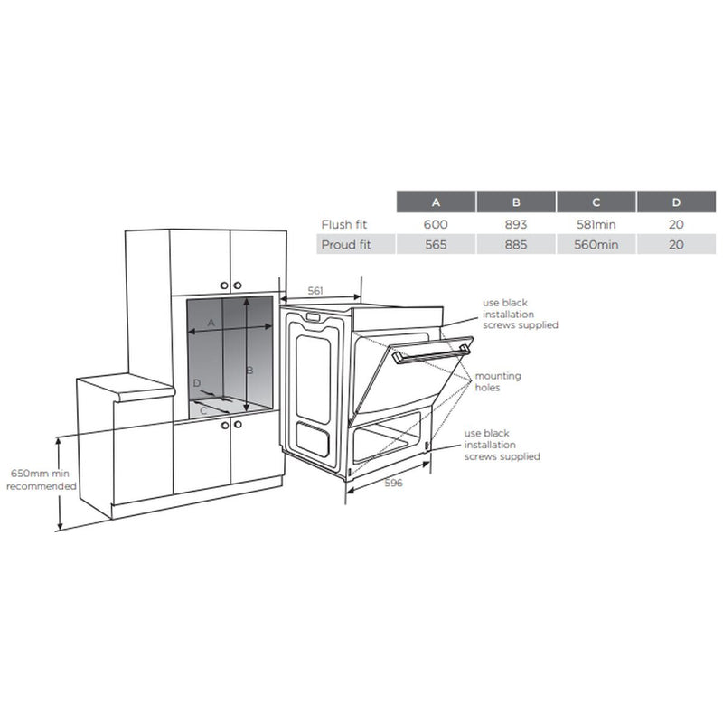 Westinghouse 60cm Multi-Function Double Oven Stainless Steel WVE6525SD